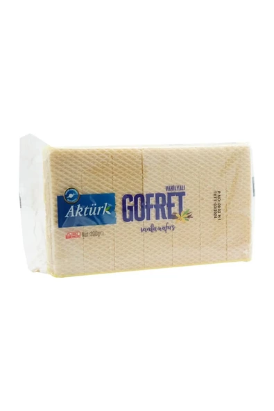 6 Adet 200 Gr'lık Vanilyalı Gofret 200gr X 6 ürün görseli 1