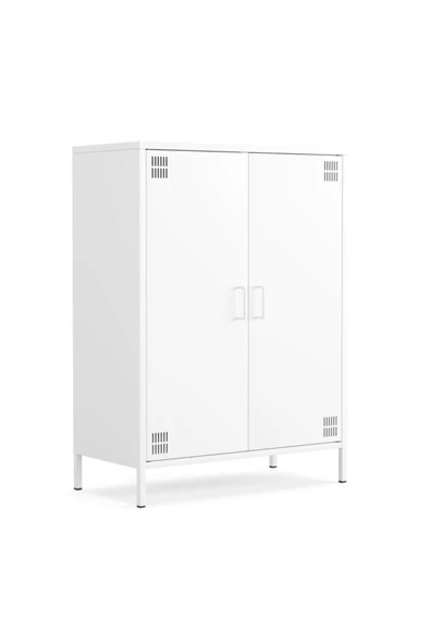 Furni24 Pera Metal Dolap 2 Kapılı 80,50 x 40 x 109,50 cm - 9 Renk Seçeneği Bulunmaktadır ürün görseli 1