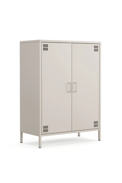 Furni24 Pera Metal Dolap 2 Kapılı 80,50 x 40 x 109,50 cm - 9 Renk Seçeneği Bulunmaktadır ürün görseli 1