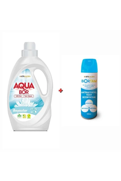 DOĞAL MİNERALLİ BEYAZLAR İÇİN SIVI ÇAMAŞIR MAKİNASI DETERJANI SIVI 1*2.15L 33 YIKAMA+ DEZENFEKTAN. ürün görseli 1