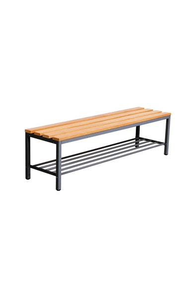 Furni24 Soyunma odaları için bank, ayakkabılıklı bank GxYxD: 150x42x40 cm,  vestiyer bankı, spor bankı ürün görseli 1