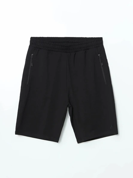 XSIDE ACTIVE Siyah Slim Fit Erkek Spor Şort - Resim 5