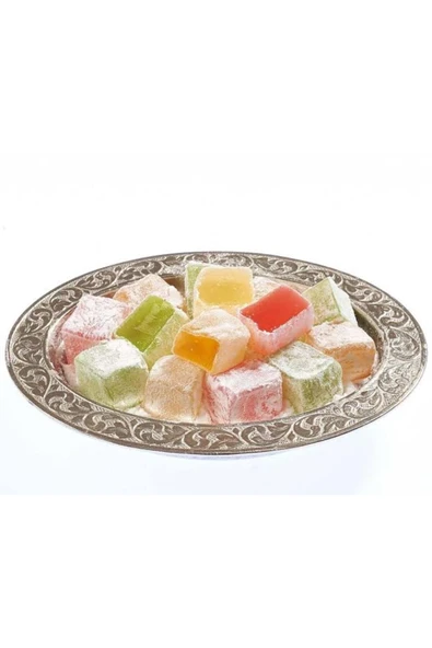 Hindistan Cevizli Çıfte Kavrulmuş Meyveli Lokum 3Kg ürün görseli 1