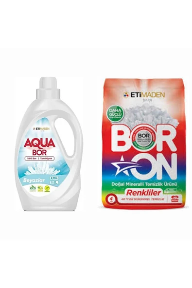 Sivi Çamaşir Deterjani Beyazlar İçi̇n 33 Yikama + Toz 4 Kg Renkli̇ler İçi̇n 26 Yikama Tm. ürün görseli 1