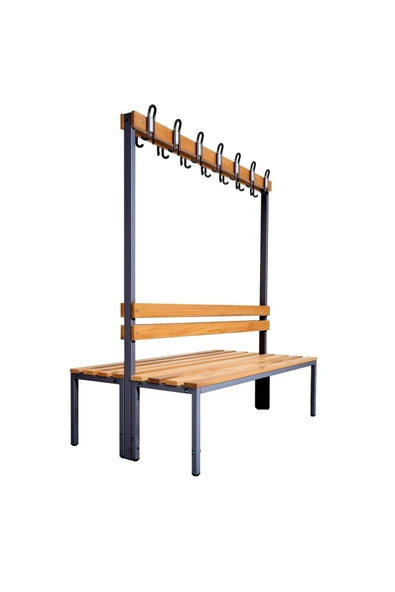 Furni24 Ayakkabılıksız 4 Ayaklı Çift Taraflı Bank, 14 Kanca, 150x85x170 Cm, Spor Bankı ürün görseli 1