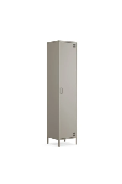 Furni24 Pera Metal Elbise Dolabı, Soyunma Dolabı, Tek Kapılı, 41,50 x 40 x 189,50 cm ürün görseli 1