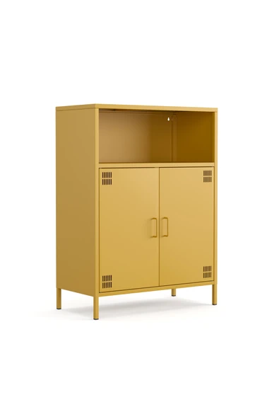 Furni24 Pera Metal Dolap 2 Kapılı, Açık Raflı 80,50 x 40 x 109,50 cm - 11 Renk Seçeneği Bulunmaktadır ürün görseli 1