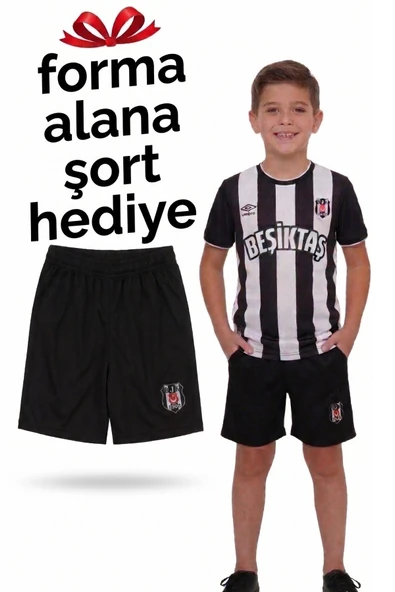 BEŞİKTAŞ ORİJİNAL LİSANSLI NOSTAJİ ÇOCUK FORMA ürün görseli 1