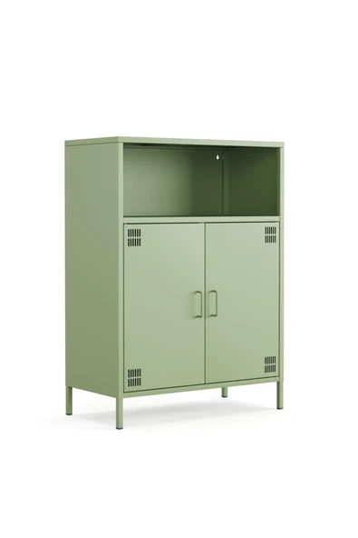 Furni24 Pera Metal Dolap 2 Kapılı, Açık Raflı 80,50 x 40 x 109,50 cm - 9 Renk Seçeneği Bulunmaktadır ürün görseli 1