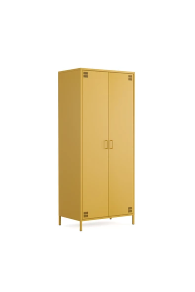 Furni24 Pera Metal Elbise Dolabı, Soyunma Dolabı, İki Kapılı, 80,50 x 50 x 189,50 cm ürün görseli 1
