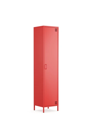 Furni24 Pera Metal Elbise Dolabı, Soyunma Dolabı, Tek Kapılı, 41,50 x 40 x 189,50 cm ürün görseli 1
