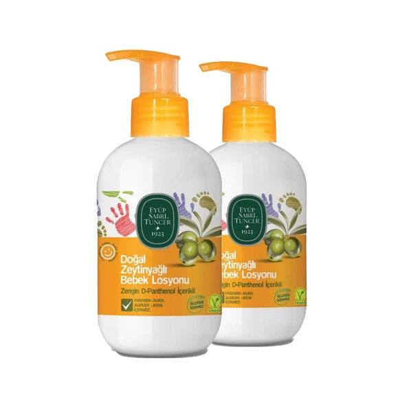 Eyüp Sabri Tuncer Doğal Zeytinyağlı Bebek Losyonu 280 ml x 2 ürün görseli 1