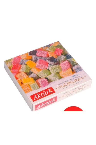 2 Adet Hindistan Cevizli Meyve Aromalı Çifte Kavrulmuş Lokum 2*300 gr ürün görseli 1