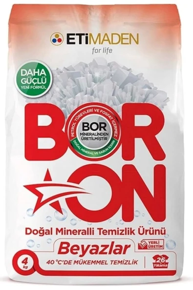 Çamaşır Makinesi Deterjanı Doğal Toz Beyazlar İçin 4kg. ürün görseli 1