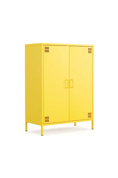 Furni24 Pera Metal Dolap 2 Kapılı 80,50 x 40 x 109,50 cm ürün görseli 1