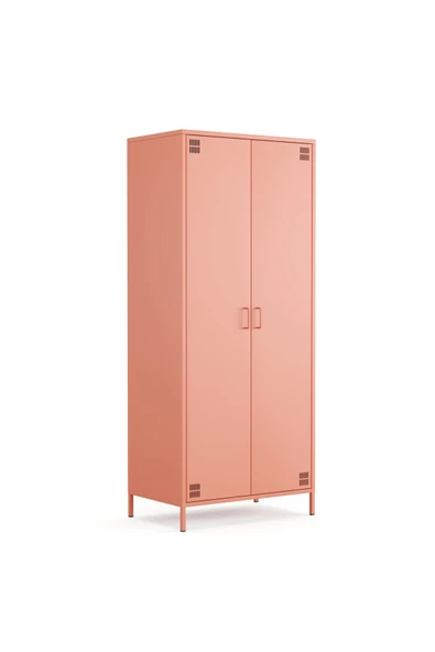 Furni24 Pera Metal Elbise Dolabı, Soyunma Dolabı, İki Kapılı, 80,50 x 50 x 189,50 cm ürün görseli 1