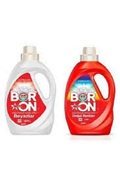 Boron Renkliler +Beyazlar Sıvı Deterjan 1,69 Lt 2 X 26 Yıkama ürün görseli 1
