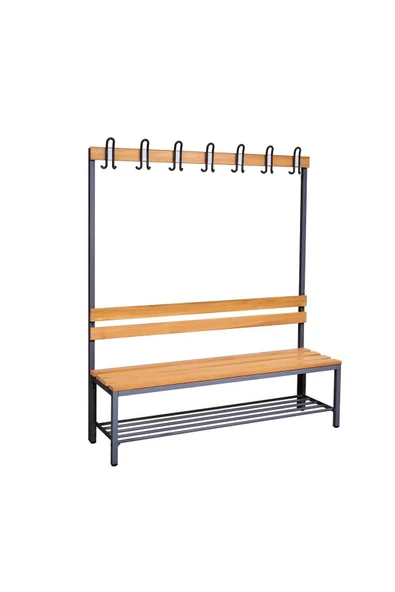 Furni24 Ayakkabılıklı 4 Ayaklı Tek Taraflı Bank, 7 Kanca, 150x43x170 Cm, Spor Bankı ürün görseli 1