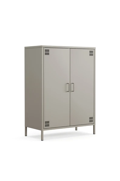 Furni24 Metal Dolap 2 Kapılı 80,50 x 40 x 109,50 cm ürün görseli 1
