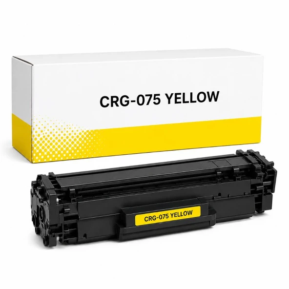 Canon uyumlu CRG075/MF664 Sarı Muadil Toner -1.3K- (ÇİPLİ) ürün görseli 1