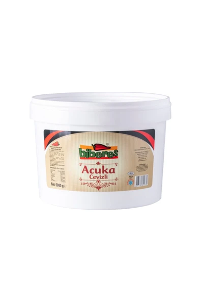 BİBERES 5KG ACUKA CEVİZLİ KAHVALTILIK SOS CEVİZLİ ACIKA CEVİZLİ ürün görseli 1
