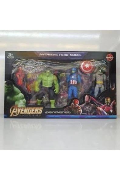 AVENGERS IŞIKLI KAHRAMANLAR 4'LÜ SET ürün görseli 1