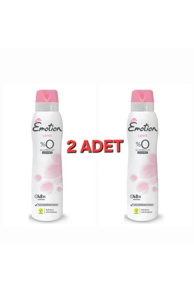 Emotio n Deodorant Sprey Love 150 ml 2 Adet ürün görseli 1