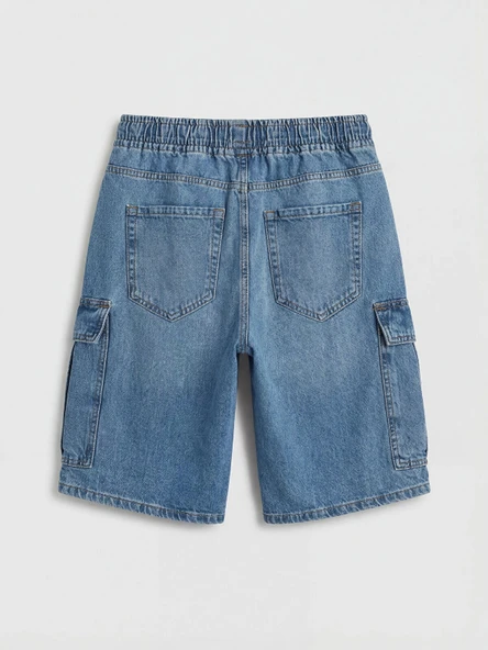 LCW Jeans İndigo Regular Fit Erkek Jean Şort - Resim 6