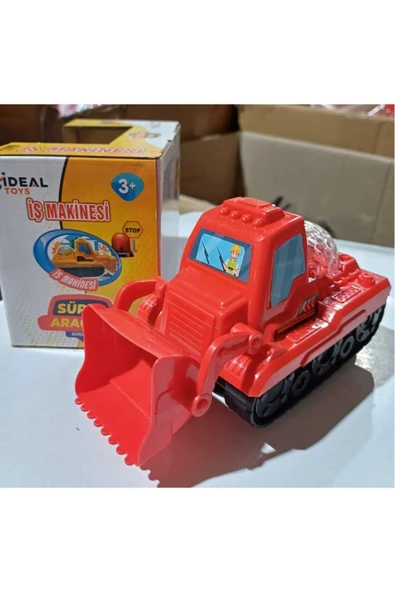 SÜPER ARAÇLAR İŞ MAKİNESİ OYUNCAK PİLLİ IŞIKLI SESLİ ÇARP DÖN ÖZELLİKLİ OYUNCAK ARAÇ ürün görseli 1