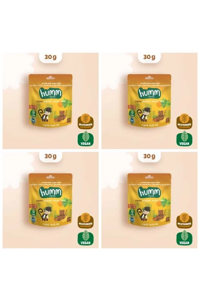 Organik Glutensiz Vegan Muzlu Kek - 30g * 4 adet ürün görseli 1