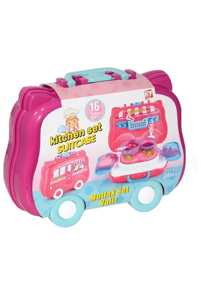 OYUNCAK MUTFAK SET ÇANTAM EĞLENCELİ VE ÖĞRETİCİ SET ürün görseli 1