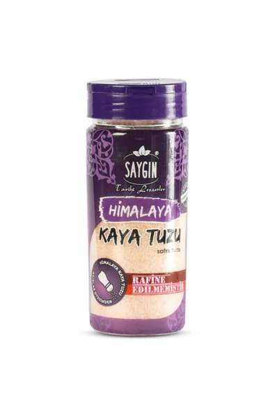 SAYGIN Himalaya Kaya Tuzu Doğal Sofralık Tuz Tuzluklu 250 Gr ürün görseli 1