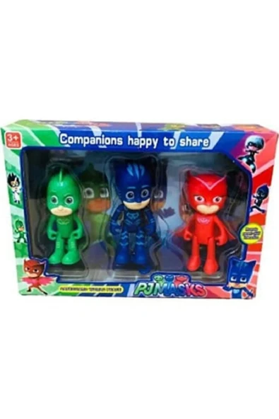 Pjmasks Figürleri Seti Cizgi Flim Oyuncak Figürleri ürün görseli 1