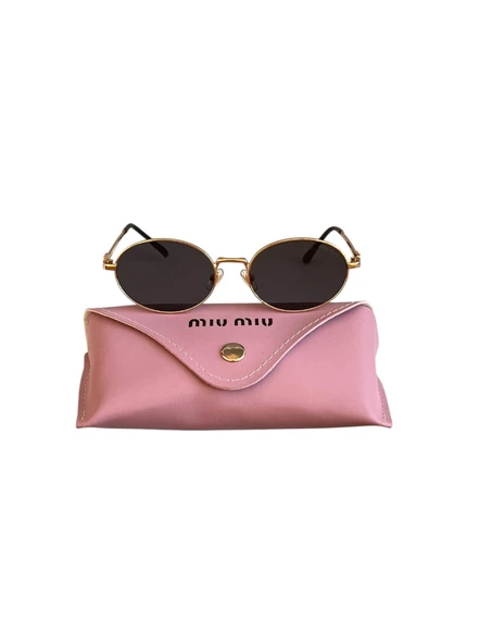 Miu miu gold kadın Güneş gözlüğü ürün görseli 1