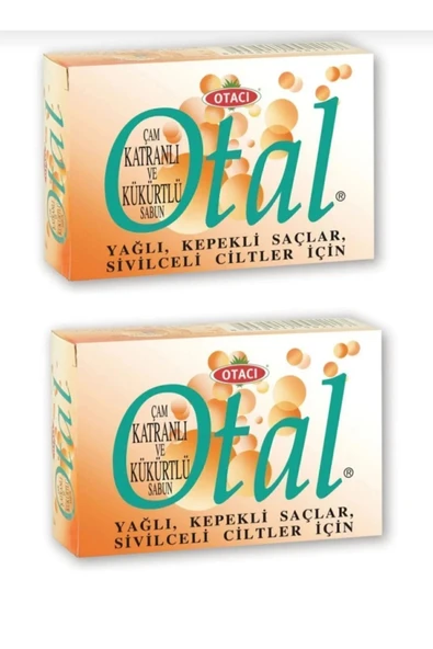 2 Adet Otacı Otal Çam Katranlı Kükürtlü Sabun 80 gr 2 adet Doğal Sabun ürün görseli 1