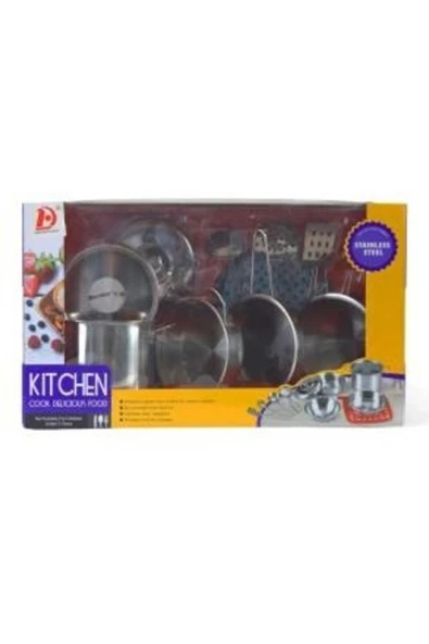 OYUNCAK METAL YEMEK SETİ ürün görseli 1