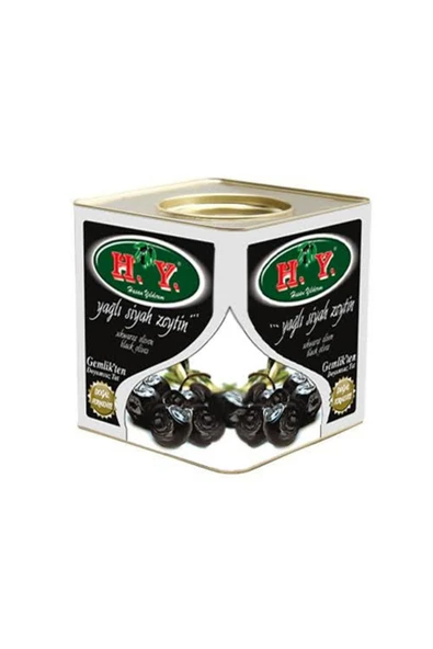 HY SİYAH ZEYTİN 10 KG TENEKE ürün görseli 1