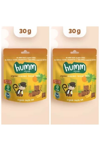 Organik Glutensiz Vegan Muzlu Kek - 30g * 2adet ürün görseli 1