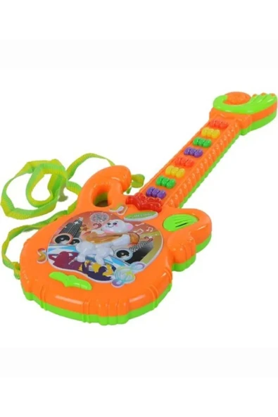 Müzikli Efsane Gitar Oyuncak Işıklı Müzikli Gitar ürün görseli 1