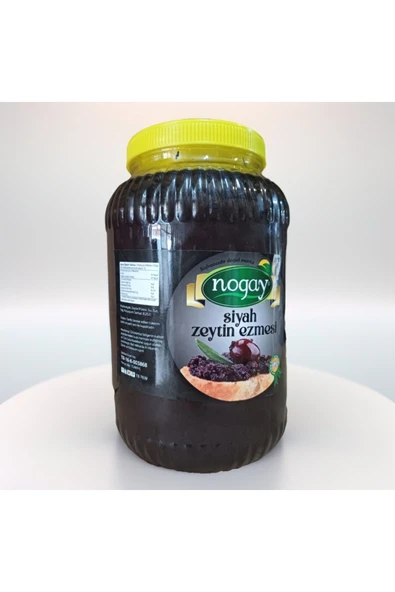 Nogay Siyah Zeytin Ezmesi 4 Kg Doğal Bursa Gemlik Zeytin Ezmesi Zeytin 5kg ürün görseli 1
