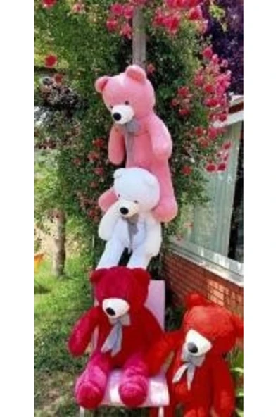 OYUNCAK PELUŞ AYI 80 CM KURDELALI ürün görseli 1