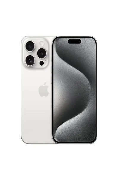 Yenilenmiş Apple iPhone 15 Pro 128GB Beyaz Titanium CGrade