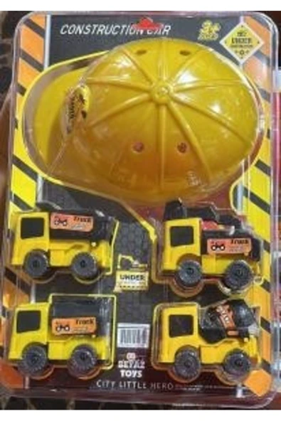 KASKLI İNŞAAT SET EĞLENCELİ SET ürün görseli 1