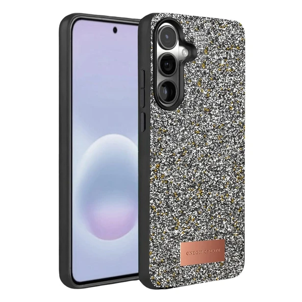Onegif Samsung Galaxy A37 5g Bright Simli Kapak - Gold ürün görseli 1