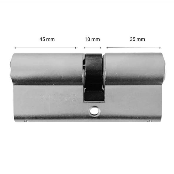 CER Standart Silindir Barel 68mm Nikel - Resim 2
