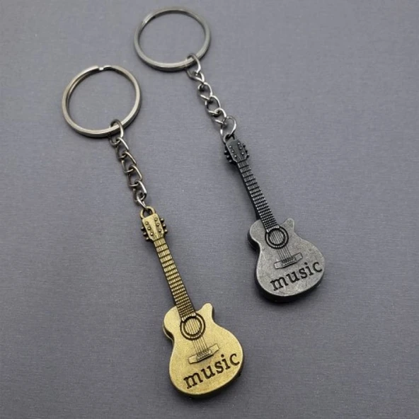 Metal Gitar Anahtarlık ürün görseli 1