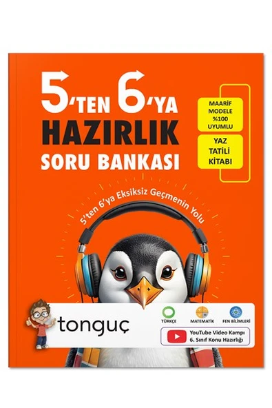 5'ten 6'ya Hazırlık Kitabı - Tonguç Yayınları ürün görseli 1