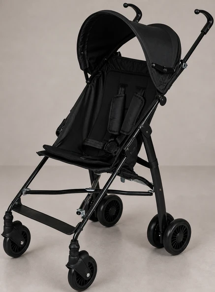 Chubby Baby Baston Bebek Arabası Ergonomik 5 Nokta Emniyet Kemerli ürün görseli 1