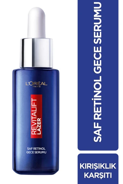 4 ADET L'Oréal Paris Revitalift Lazer Saf Retinol Gece Serumu 30 ml ürün görseli 1