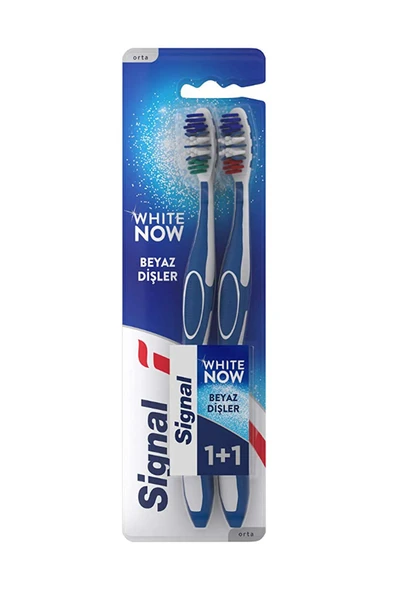 Signal Diş Fırçası White Now Beyaz Dişler 1+1 ürün görseli 1